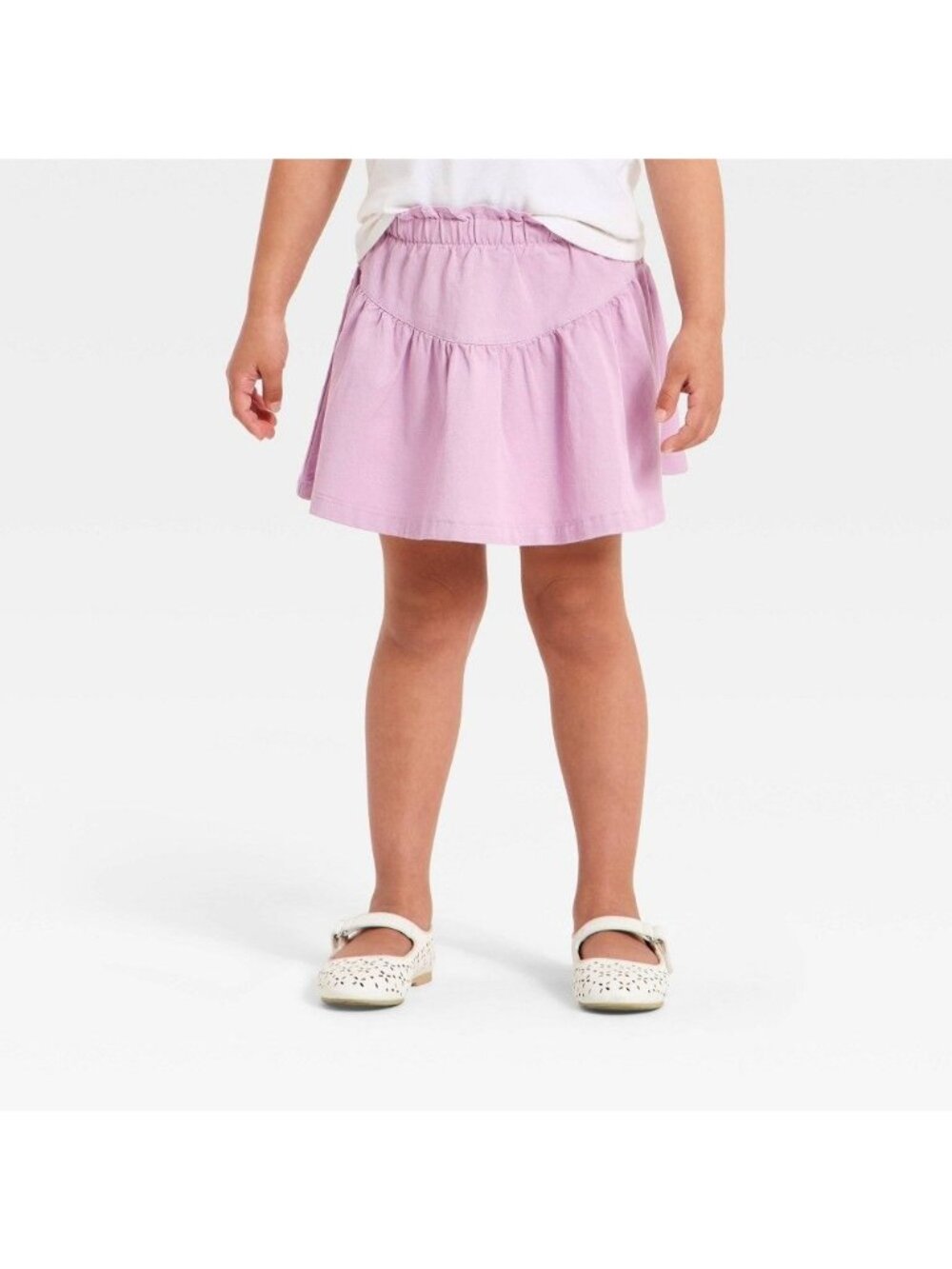 NWT Toddler Girls' Twill Skort - Cat & Jack Purple 5T